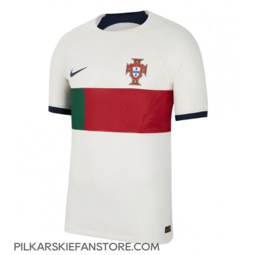 Tanie Strój piłkarski Portugalia Koszulka Wyjazdowej MŚ 2022 Krótkie Rękawy